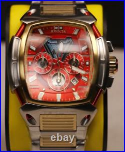 Invicta Marvel IRON Man Man Diablo 53mm Ltd Ed Quartz Chrono Watch 37662