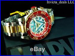 Invicta Marvel Men's 48mm IRON MAN Chrono Limited Edition Gold Two Tone SS Watch