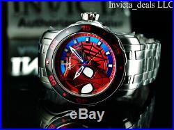 Invicta Marvel Men's 48mm Pro Diver SCUBA SPIDERMAN Limited Edition Silver Watch
