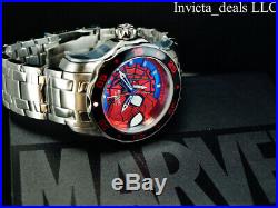 Invicta Marvel Men's 48mm Pro Diver SCUBA SPIDERMAN Limited Edition Silver Watch
