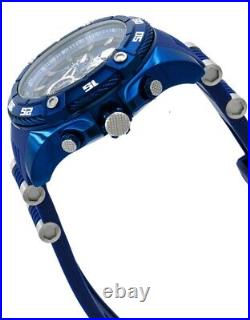 Invicta Marvel Punisher Men's 52mm Limited Electric Blue Chronograph Watch 38180