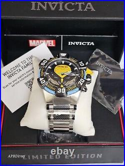 Invicta Marvel WOLVERINE #5 Limited Edition Chronograph X-Men mens watch