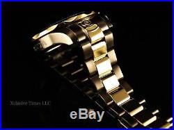 Invicta Men 300M Grand Diver Automatic Black Carbon Dial Gunmetal-Gold IP Watch