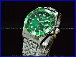 Invicta Men 43mm Original Coin Edge PRO DIVER Green Dial Jubilee Bracelet Watch