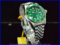 Invicta Men 43mm Original Coin Edge PRO DIVER Green Dial Jubilee Bracelet Watch