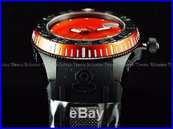 Invicta Men 47mm Astros Orange Grand Diver Automatic Silicone Strap Watch