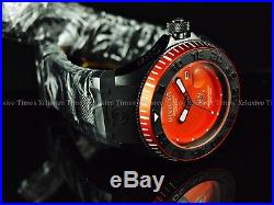 Invicta Men 47mm Astros Orange Grand Diver Automatic Silicone Strap Watch