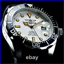 Invicta Men 47mm Full Luminous Dial Grand Diver Automatic Black Strap SS Watch