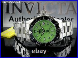 Invicta Men 47mm GRAND DIVER Automatic GREEN LUME DIAL Stainless St. 300M Watch