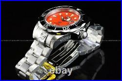 Invicta Men 47mm Grand Diver Automatic Orange Dial NH35 24 Jewels SS Watch