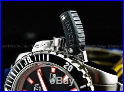 Invicta Men 48mm MidNight Black Grand Diver Automatic 24J Nh35 SS Bracelet Watch