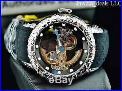 Invicta Men 50mm Empire Dragon Sapphire Crystl Automatic Skeletonized Dial Watch
