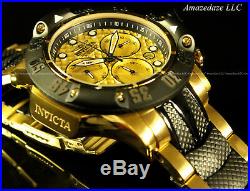 Invicta Men 50mm Subaqua God Of The Sea Poseidon Swiss Chrono 18K GP 2Tone Watch