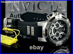 Invicta Men 51mm Chronograph Speedway BLACK CARBON FIBER DIAL Stainless St. Watch