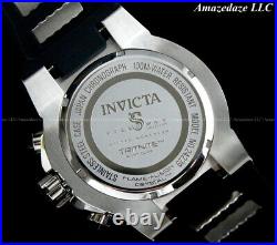 Invicta Men 51mm Chronograph Speedway BLACK CARBON FIBER DIAL Stainless St. Watch