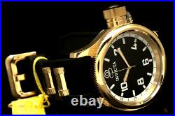 Invicta Men 52MM Russian Diver 18 K Gold Plated SPECIAL EDITION Black Dial Watch