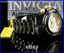 Invicta Men 52mm Bolt Zeus Swiss Z60 Chronograph Stainless St. Golden Dial Watch