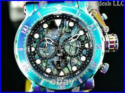 Invicta Men 52mm Coalition Forces Chronograph ABALONE Dial IRIDESCENT Tone Watch
