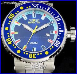 Invicta Men 52mm GRAND PRO DIVER Blue Dial Stainless Steel NH35A Automatic Watch