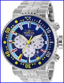 Invicta Men 52mm INTERNATIONAL Grand Pro Diver Chronograph Bracelet SS Watch