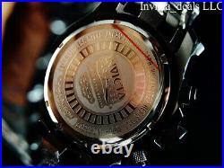 Invicta Men 52mm Pro Diver Scuba Chrono Iridescent ABALONE DIAL Black Tone Watch