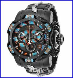 Invicta Men 52mm Reserve KING VENOM CORAL SNAKE Swiss Chrono Stainless St. Watch