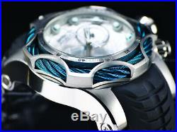 Invicta Men 52mm Reserve VENOM Bolt Hybrid Aqua Blue Swiss ETA Chrono SS Watch