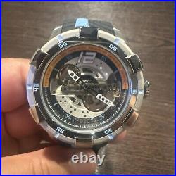 Invicta Men 52mm S1 Rally Skeletonizd AUTO Black/Blue Tone SS Watch