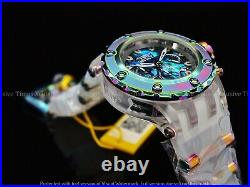 Invicta Men 52mm Subaqua Specialty Chrono iridescent Abalone Dial Strap Watch