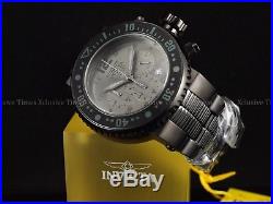 Invicta Men 52mm XL Black OP'S PD Combat Seal Chrono Bracelet SS Watch 500m
