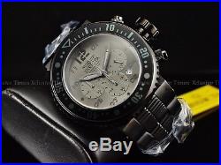 Invicta Men 52mm XL Black OP'S PD Combat Seal Chrono Bracelet SS Watch 500m