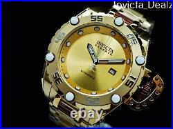 Invicta Men 53mm GOLD LABEL Reserve Flying Fox Gold Tone Automatic SS Watch