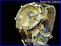Invicta Men 53mm GOLD LABEL Reserve Flying Fox Gold Tone Automatic SS Watch