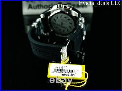 Invicta Men 54mm SPEEDWAY VIPER Gen III Chronograph BLACK DIAL Silver Tone Watch