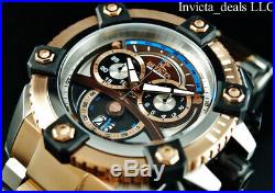 Invicta Men 63mm Reserve Grand ARSENAL Swiss Chronograph Rose Two Tone SS Watch