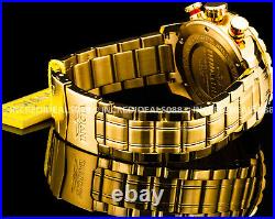 Invicta Men AVIATOR BOLT HYBRID Flight Series Chronograph 18Kt Gold Pilot Watch
