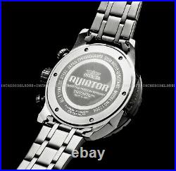 Invicta Men AVIATOR CHRONOGRAPH Date Gunmetal Dial Silver POLISHED 48mm Watch