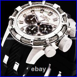 Invicta Men Bolt Chronograph Titanium Case MOP Dial Black SS Classic Watch 32961