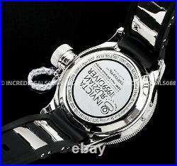 Invicta Men CLASSIC RUSSIAN DIVER Swiss Movement Sp Ed Silver Black Strap Watch