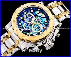 Invicta Men COALITION FORCES CHRONOGRAPH ABALONE Dial 18Kt Gold Two Tone Watch
