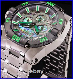 Invicta Men COALITION FORCES Chronograph Iridescent Green Dial Gunmetal Watch