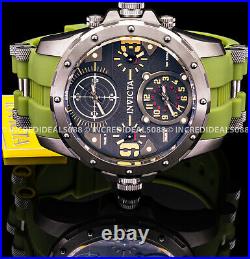 Invicta Men COALITION FORCES SPECIAL OPS Black Grey Green Strap 50mm Watch