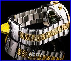 Invicta Men Coalition Forces Special Ops Black Gold Silver Multi Tone SS Watch