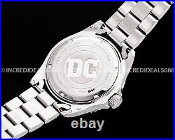 Invicta Men DC Comics BATMAN Black Gold Dial Silver Bracelet LE Watch 1 Slot Box