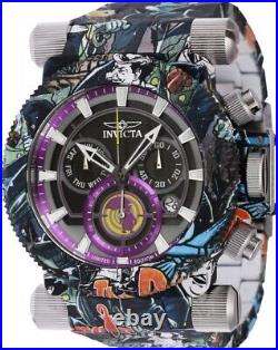 Invicta Men DC Comics Penguin Multicolor Dial Chronograph Quartz SS Watch 42084