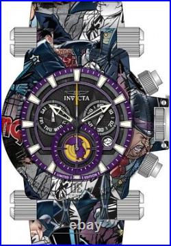 Invicta Men DC Comics Penguin Multicolor Dial Chronograph Quartz SS Watch 42084