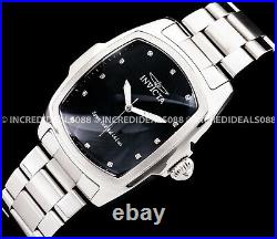 Invicta Men GRAND LUPAH DIAMOND Accent MOP Dial Silver Bracelet 47mm Bold Watch