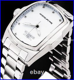 Invicta Men GRAND LUPAH DIAMOND Accent MOP Dial Silver Bracelet BOLD 47MM Watch