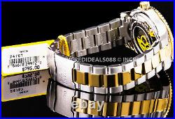 Invicta Men GRAND PRO DIVER AUTOMATIC Charcoal Dial Blue Bezel Gold Silver Watch