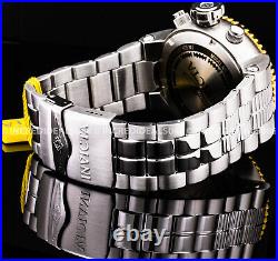 Invicta Men GRAND PRO DIVER COMBAT SEAL Chronograph Gold Black Silver 52MM Watch